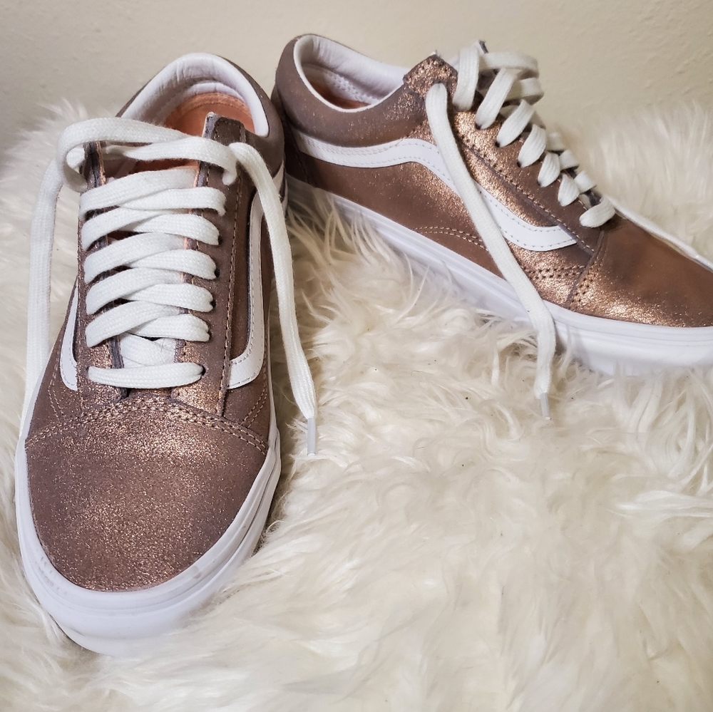 Vans in Rose Gold